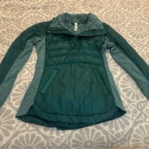 lululemon athletica Green Puffer Jacket